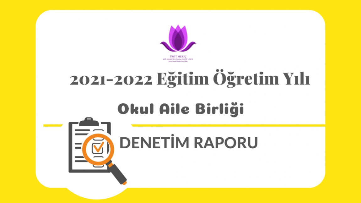 OKUL AİLE BİRLİĞİ DENETİM RAPORU